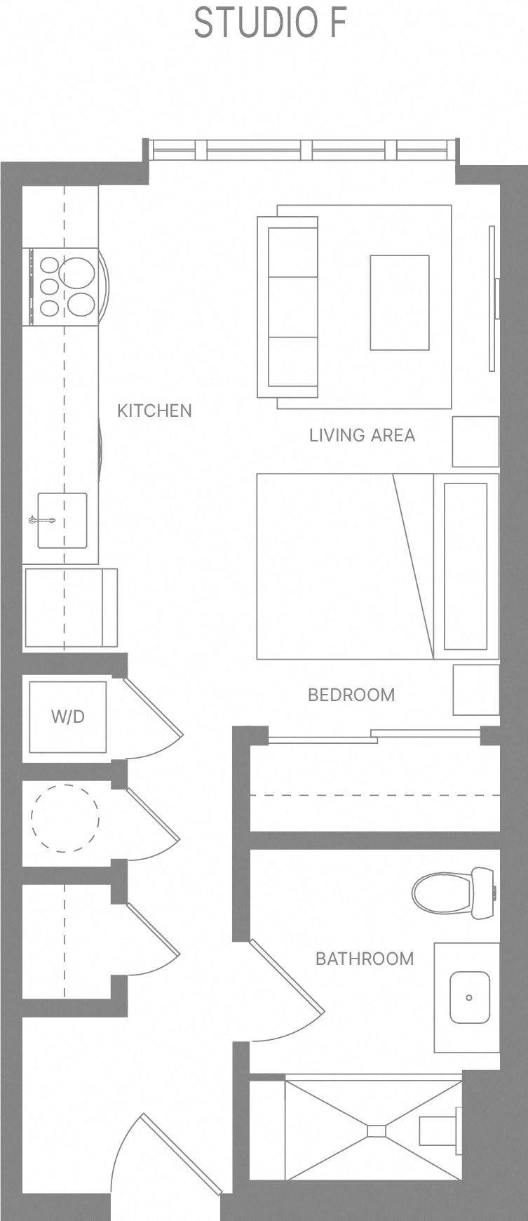 Studio F Floorplan